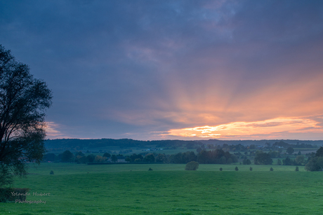 zonsondergang hoog vaals