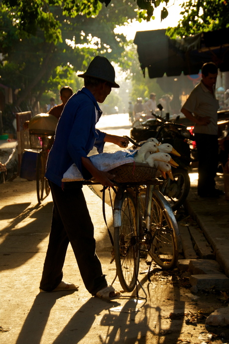 Vietnamese marktkoopman