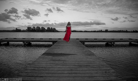 Red dress