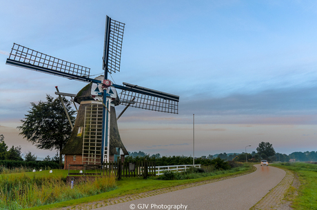 Molen vroeg in de ochtend