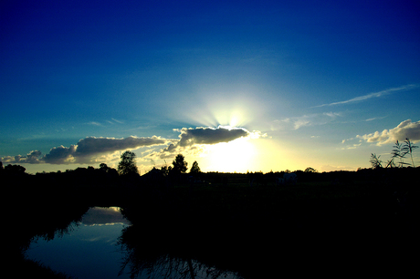 Beltschutsloot sunset