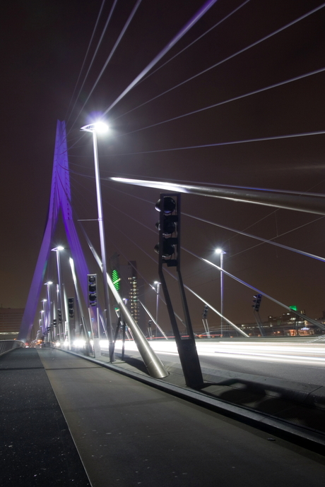 Erasmusbrug in the dark