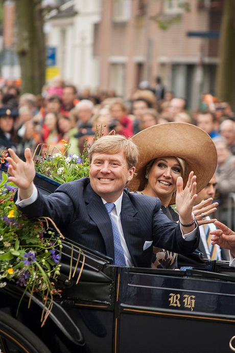 Willem Alexander ontmoet een vriend