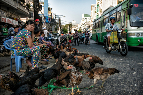 Straatmarkt Saigon