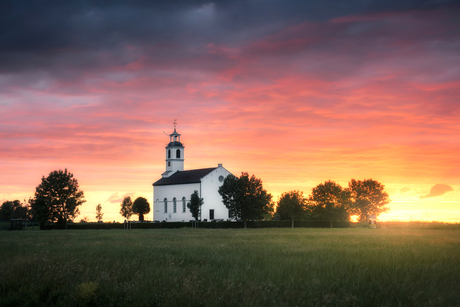 Sunset at the Church