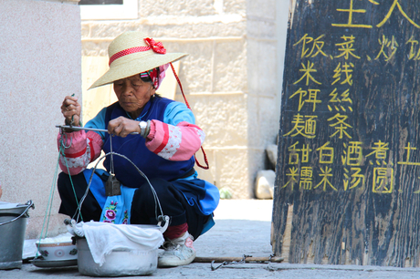 Dali, China verkoopster