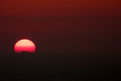 Zonsondergang op Zakynthos