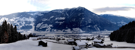 Panorama Zillertall Oostenrijk