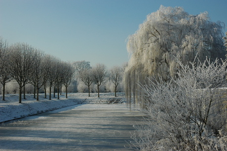 Sneeuw in Geertruidenberg