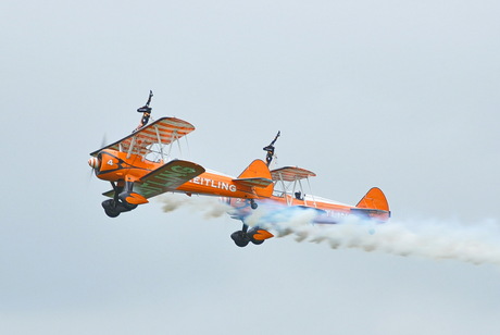 Stearman dubbeldekkers.