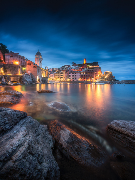 Vernazza at night