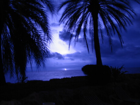 Onweer op Curacao