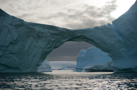 Antarctica, Booth Island, ijsbergen