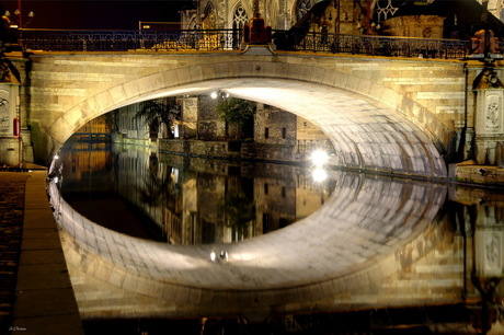 Gent - St-Michielsbrug - nacht