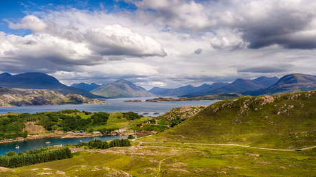 Prachtig uitzicht 'Highland' Schotland