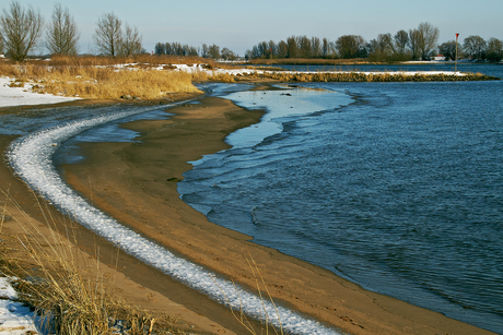 Winter aan de lek