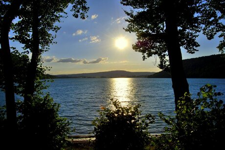 zonsondergang in de jura