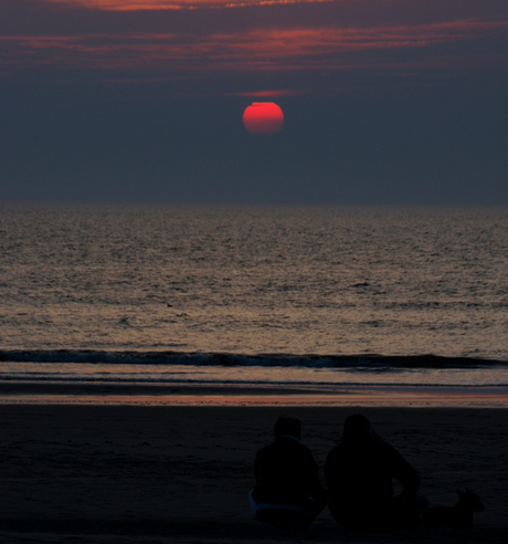 Zonsondergang 25 april