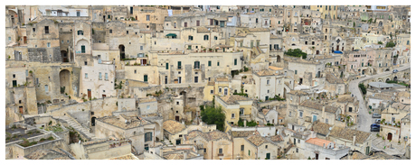 Zicht op Matera