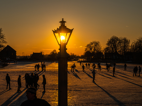 Ondergaande zon