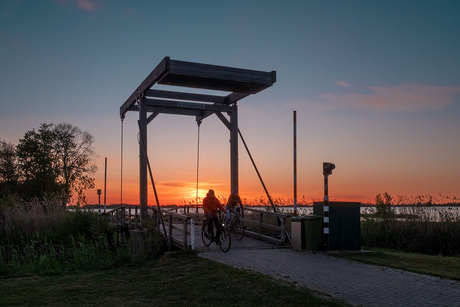 Zonsondergang Terherne