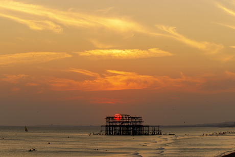 Sunset in Brighton 2