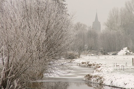 winter op de tiendweg