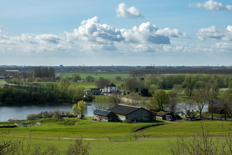 Landschap Nederrijn Wageningen