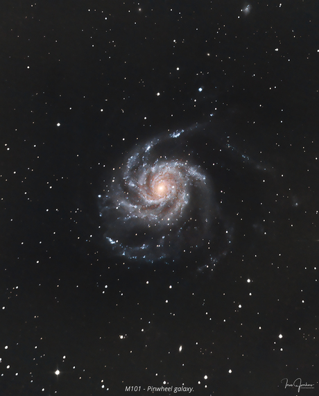 M101 - Pinwheel Galaxy in het sterrenbeeld de grote beer