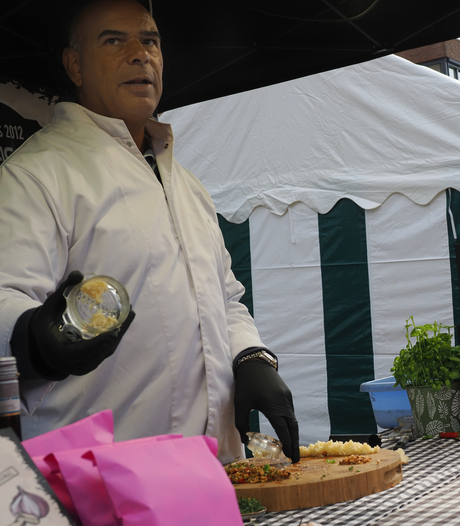 Knoflooksnipperaarverkoper......