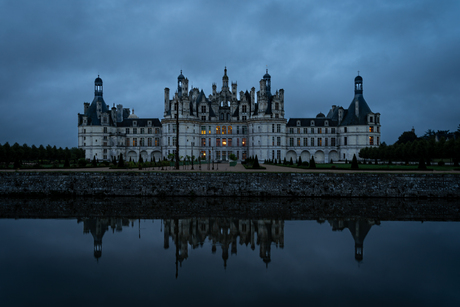 Blue hour chateau de Chambord