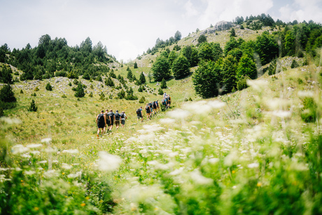 Bosnian hike.