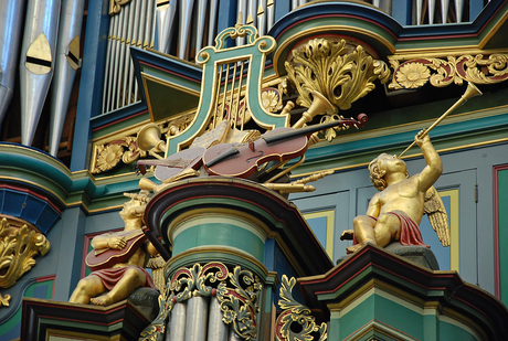 Detail orgel Grote Kerk Breda - foto Jan Korebrits