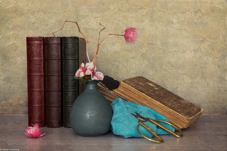 simpel stilleven met boeken