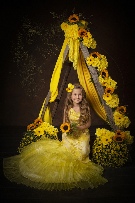 Little girl in Yellow