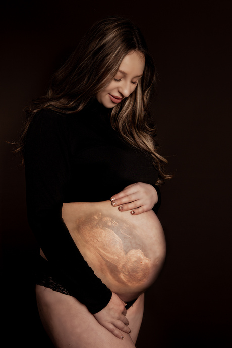 Unieke zwangerschapsfoto 