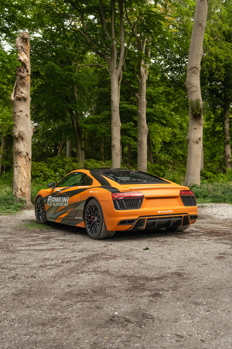 Fotoshoot met een Audi R8