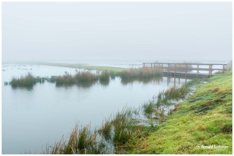 Mist in de vroege ochtend.