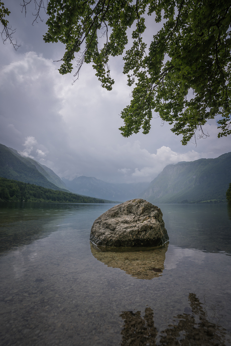 Het meer van Bohinj