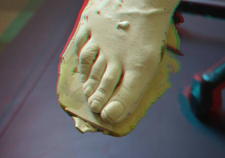 Folkert de Jong in Kunstkerk Dordrecht 3D anaglyph