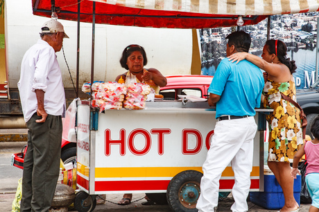 Hot day for a hot dog