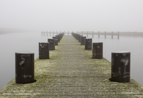 Steiger in de mist