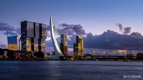 Evening view on the Erasmus