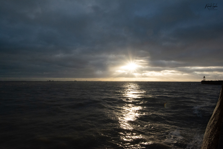 Hoogwater bij Vlissingen