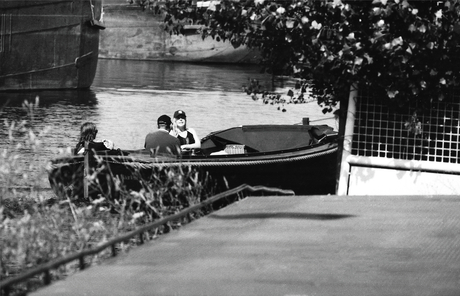 Paparazzi shot aan het Spaarne (analoog)