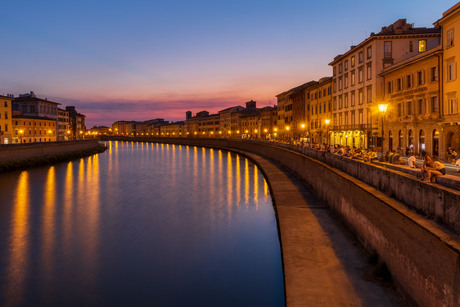 Heerlijke avond in Pisa