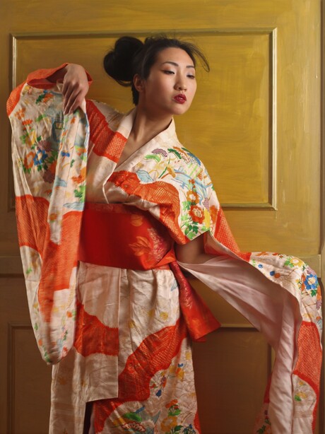 Minh-Ly in kimono