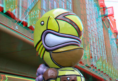 Buitenkunst Den Haag 3D anaglyph