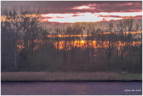 Het blauwe uur prachtige kleuren