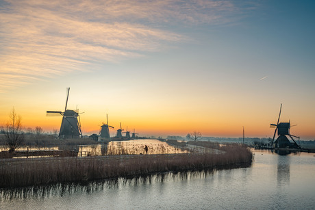 de molens van Kinderdijk